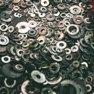 gray metal eyelet lot